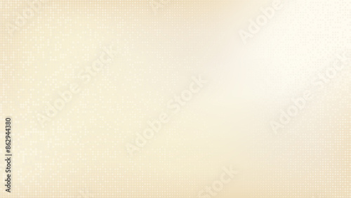 Beige cream gradation bg with texture. Nude champagne smooth gradient wallpaper. Calm pastel graphic for luxury y2k studio backdrop with soft noise dot effect. Faded simple neutral ivory blur