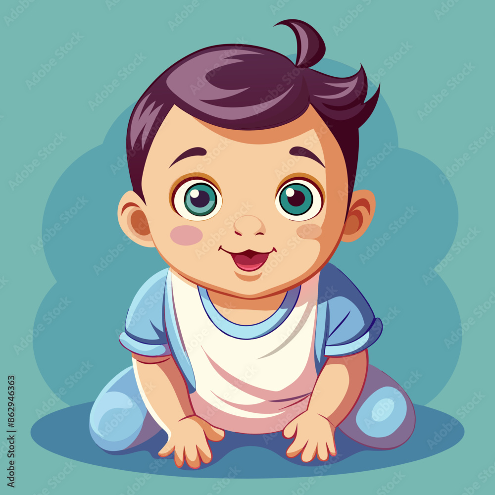 cartoon illustration of baby cartoon illustration of baby