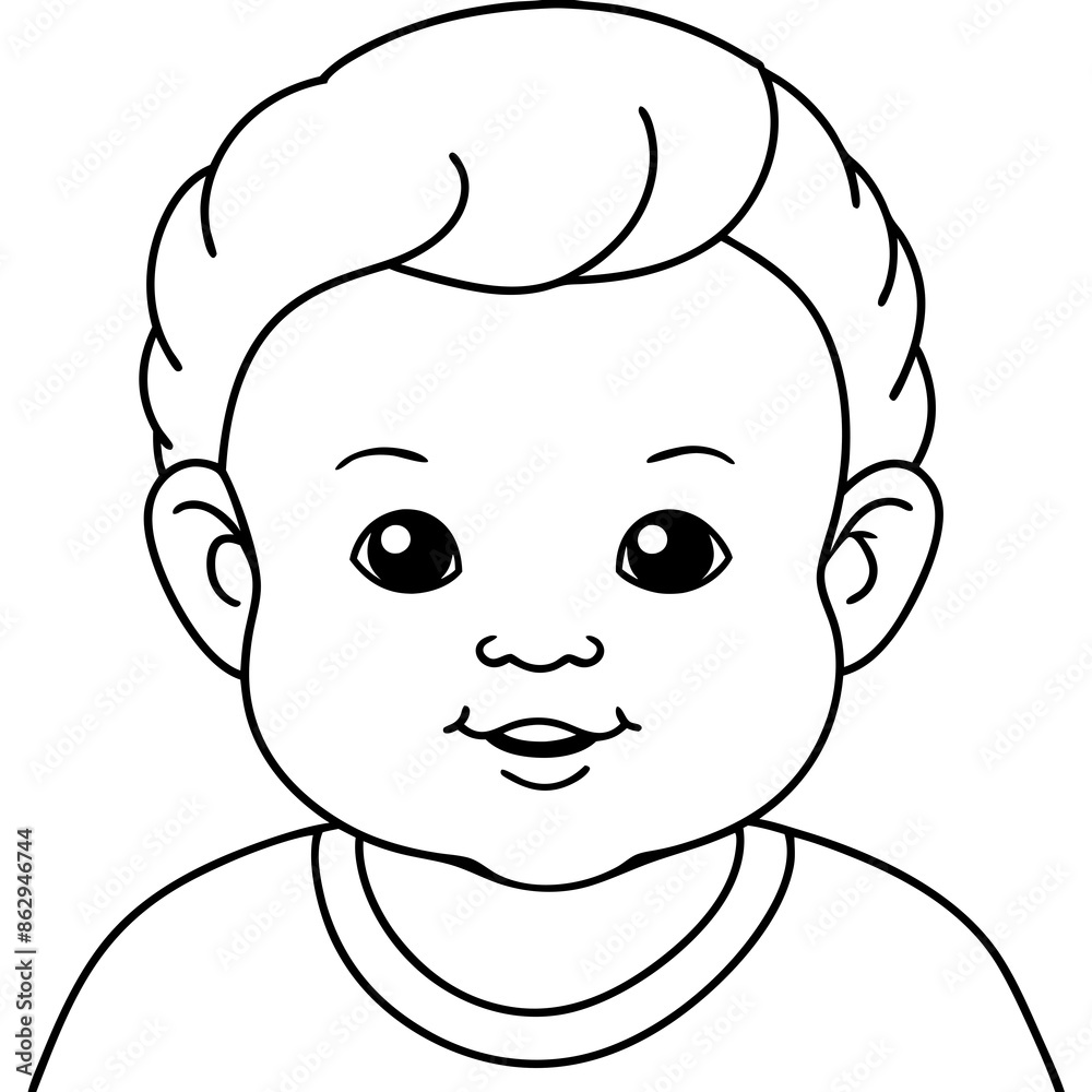 cartoon illustration of baby cartoon illustration of baby