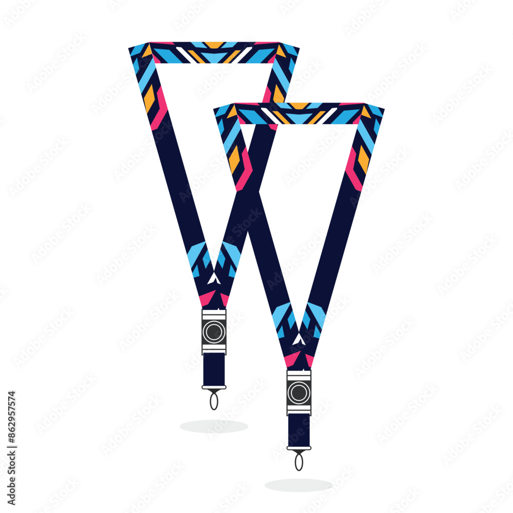 Modern ID card lanyard Modern ID card lanyard
