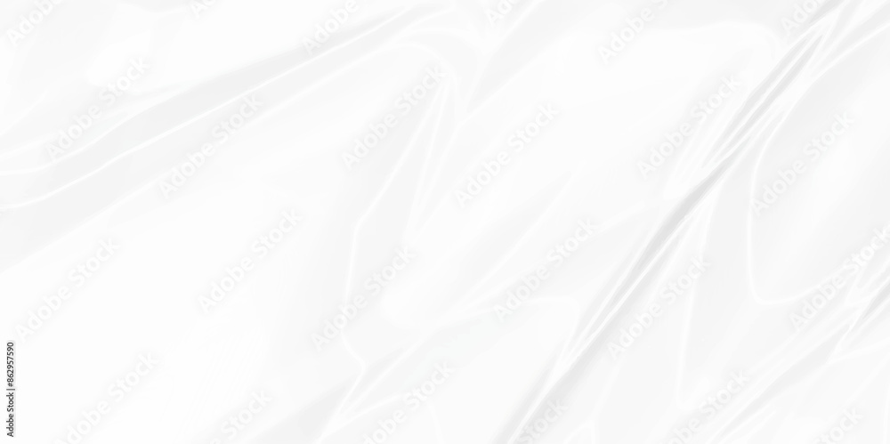 Obraz premium White wrinkly backdrop paper background. panorama grunge wrinkly paper texture. White crumpled and top view textures can be used for background of text or any contents.