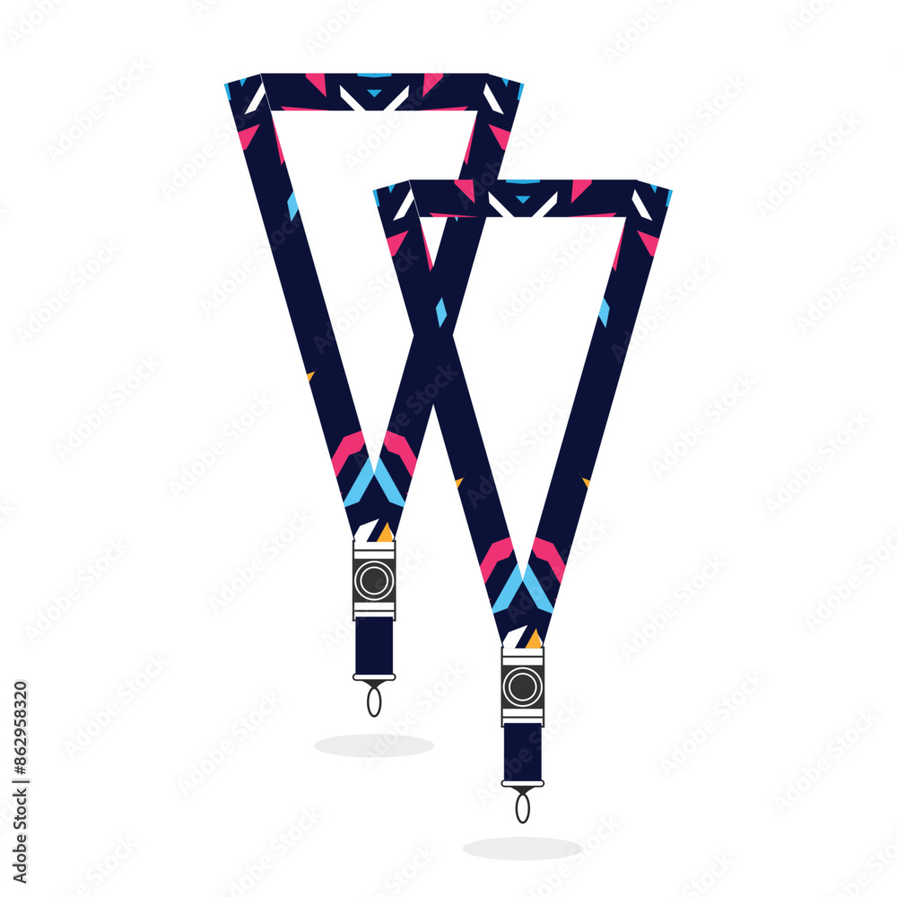 Modern ID card lanyard Modern ID card lanyard
