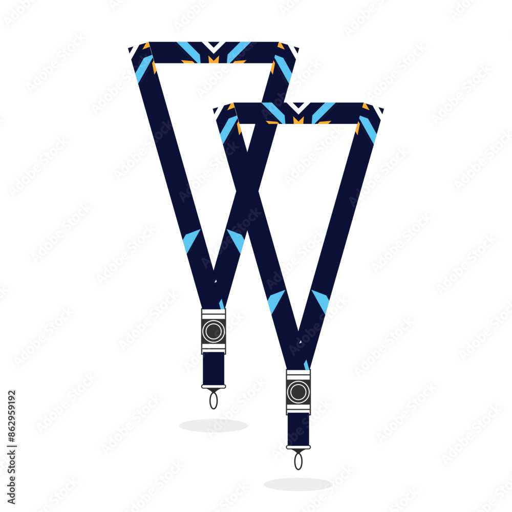 Modern ID card lanyard Modern ID card lanyard