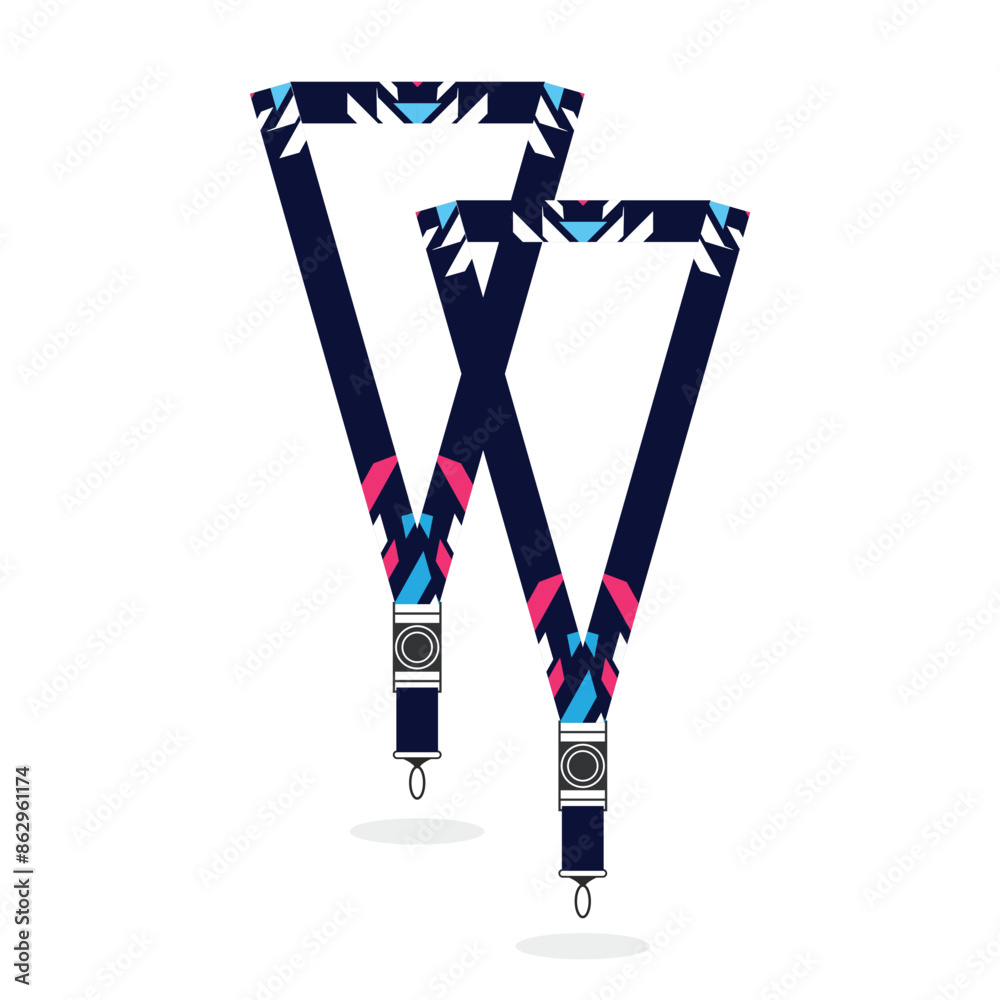 Modern ID card lanyard Modern ID card lanyard