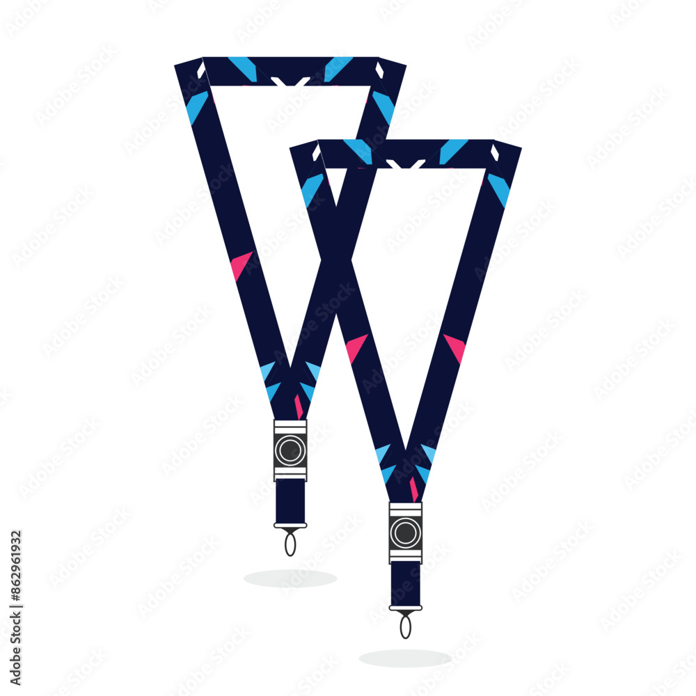 Modern ID card lanyard Modern ID card lanyard