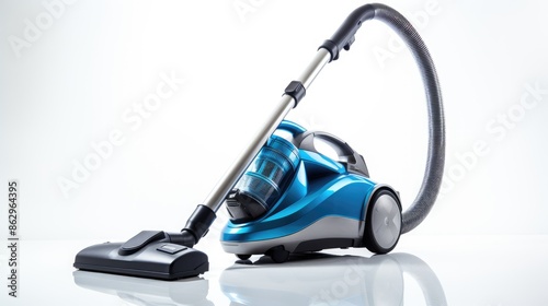 Vacuum cleaner on white background