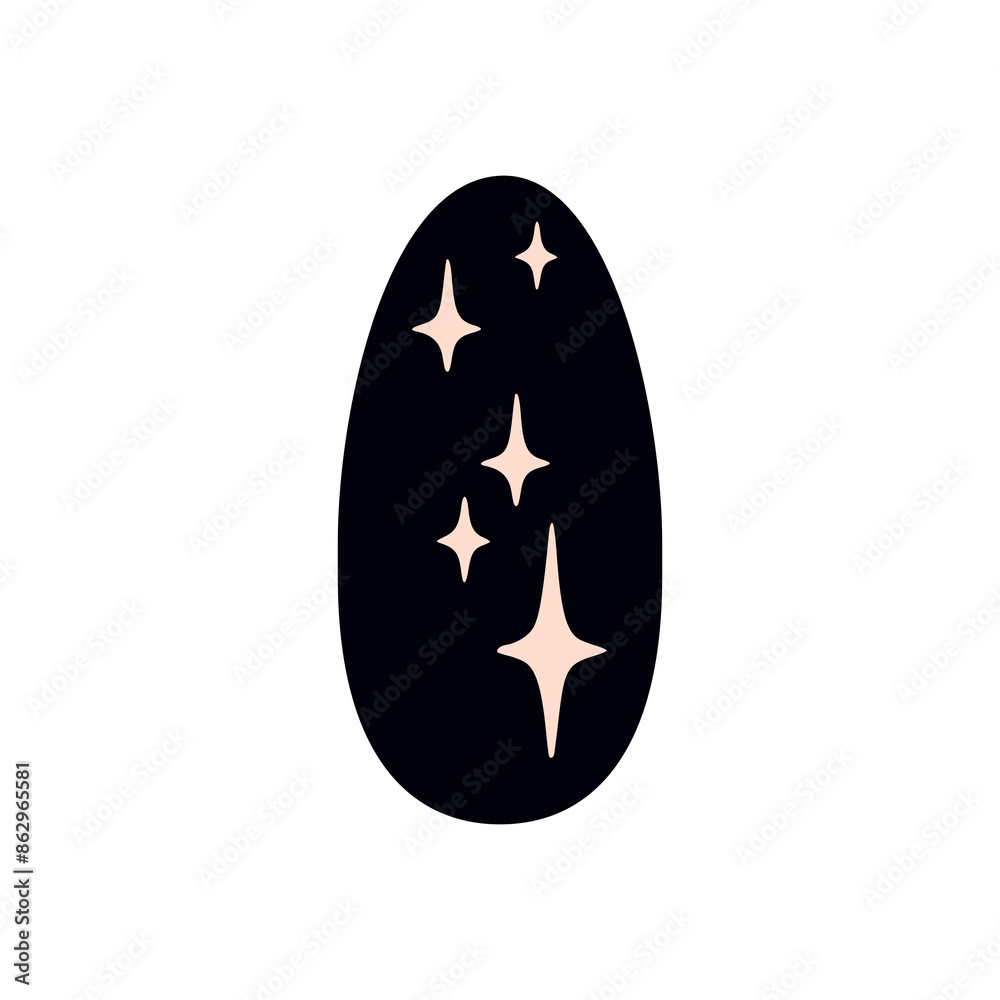 star nail art pattern vector illustration template design star nail art pattern vector illustration template design