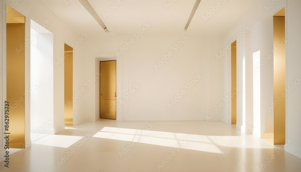 Photo interior modern design room 3d illustration Photo interior modern design room 3d illustration