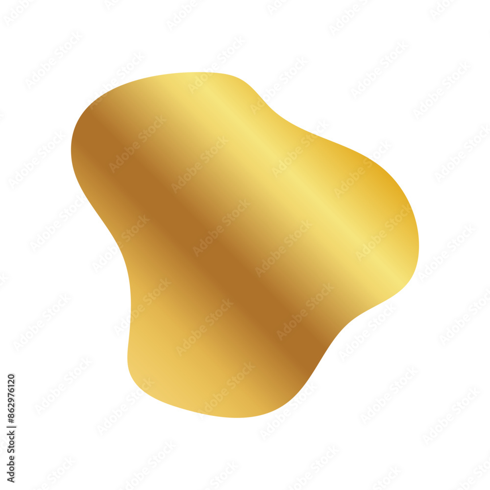 Liquid Fluid Golden Gradient random organic shapes Liquid Fluid Golden Gradient random organic shapes