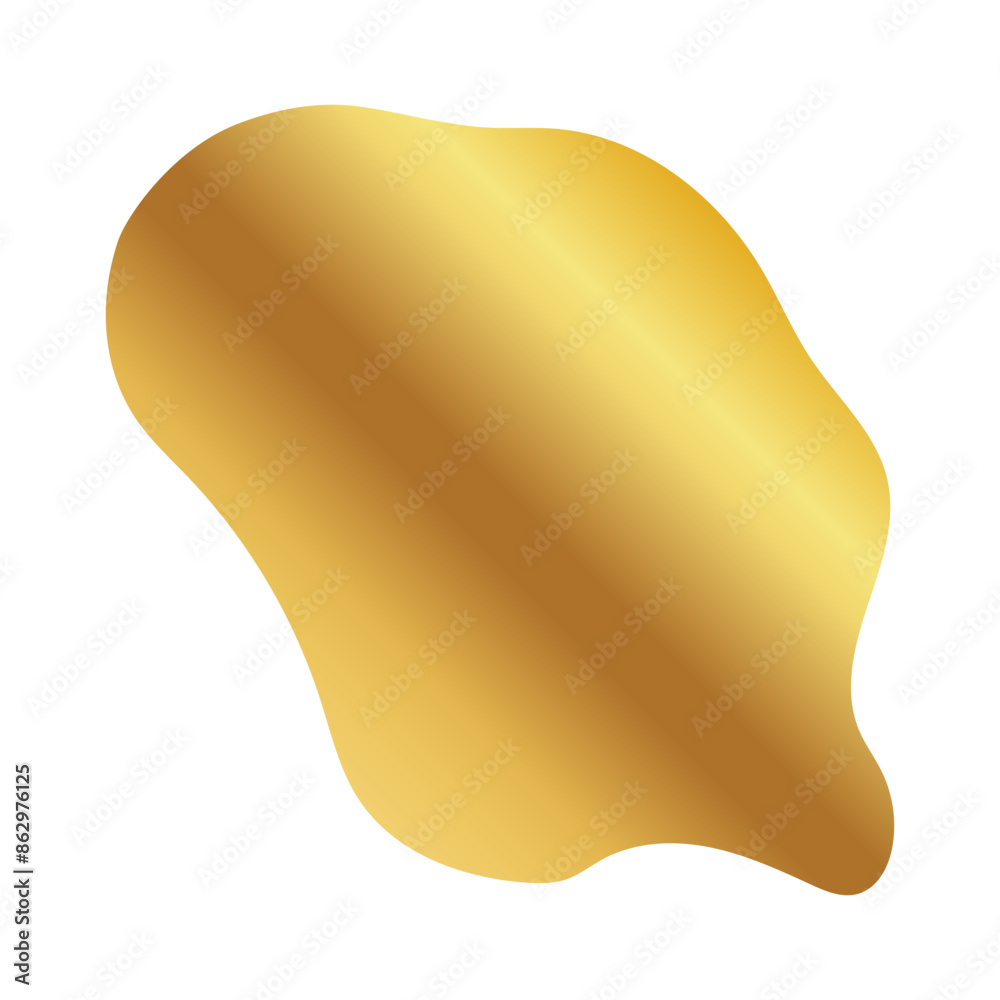 Liquid Fluid Golden Gradient random organic shapes Liquid Fluid Golden Gradient random organic shapes