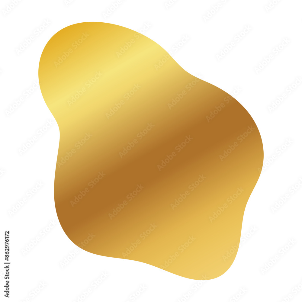 Liquid Fluid Golden Gradient random organic shapes Liquid Fluid Golden Gradient random organic shapes