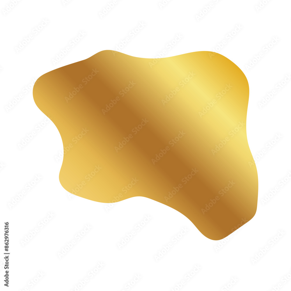 Liquid Fluid Golden Gradient random organic shapes Liquid Fluid Golden Gradient random organic shapes