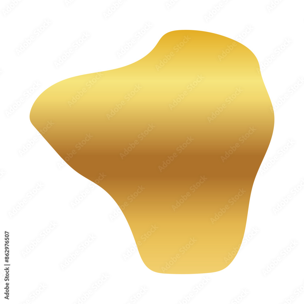 Liquid Fluid Golden Gradient random organic shapes Liquid Fluid Golden Gradient random organic shapes