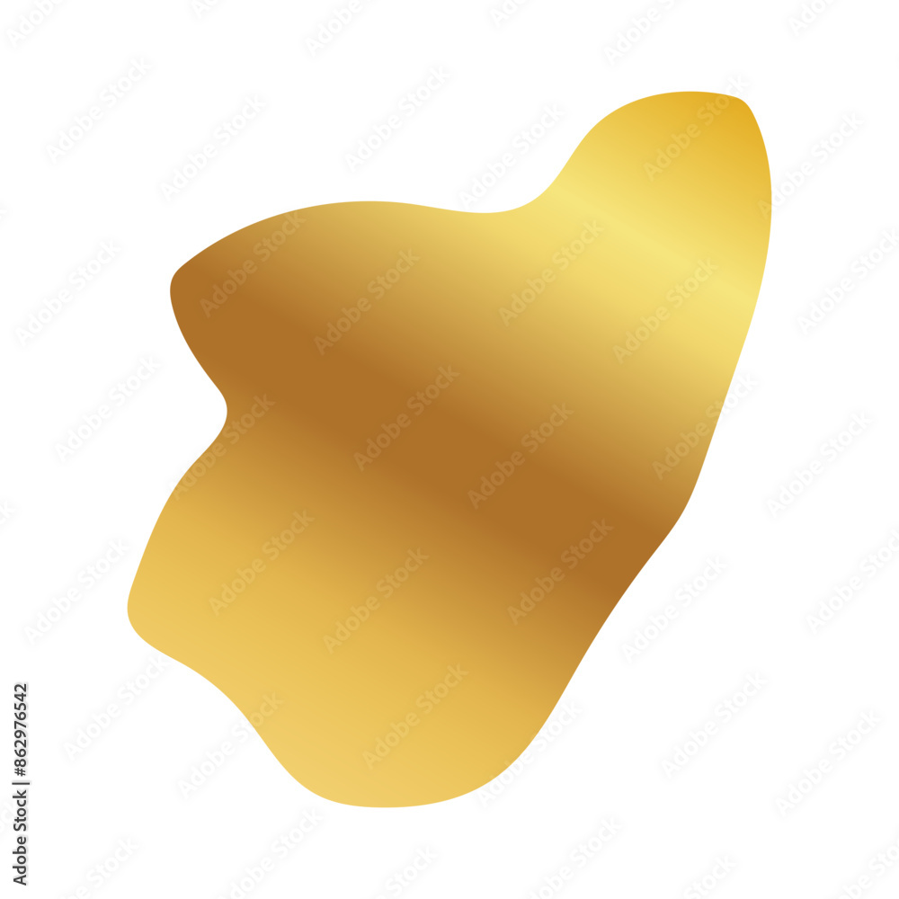 Liquid Fluid Golden Gradient random organic shapes Liquid Fluid Golden Gradient random organic shapes