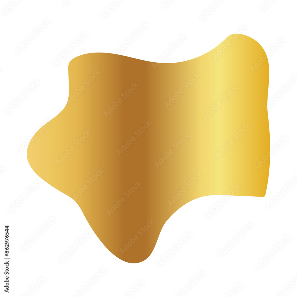 Liquid Fluid Golden Gradient random organic shapes Liquid Fluid Golden Gradient random organic shapes