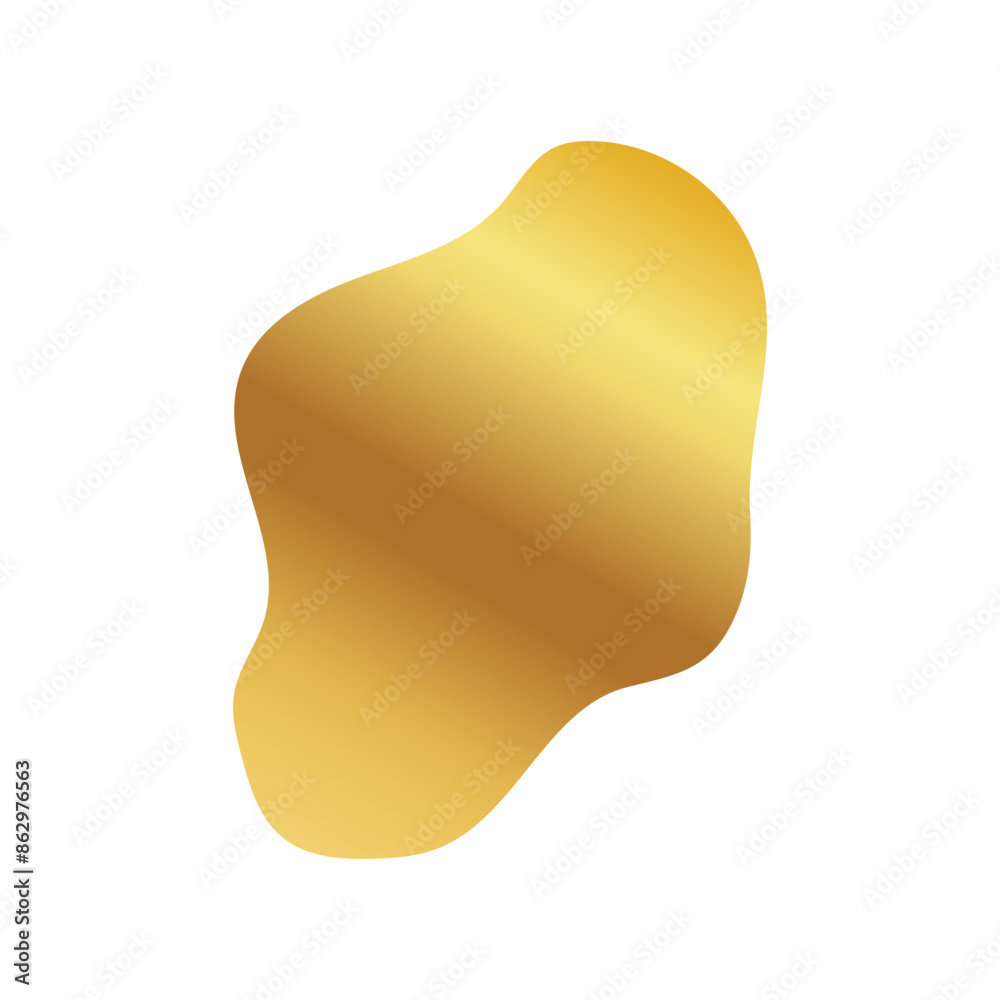 Liquid Fluid Golden Gradient random organic shapes Liquid Fluid Golden Gradient random organic shapes