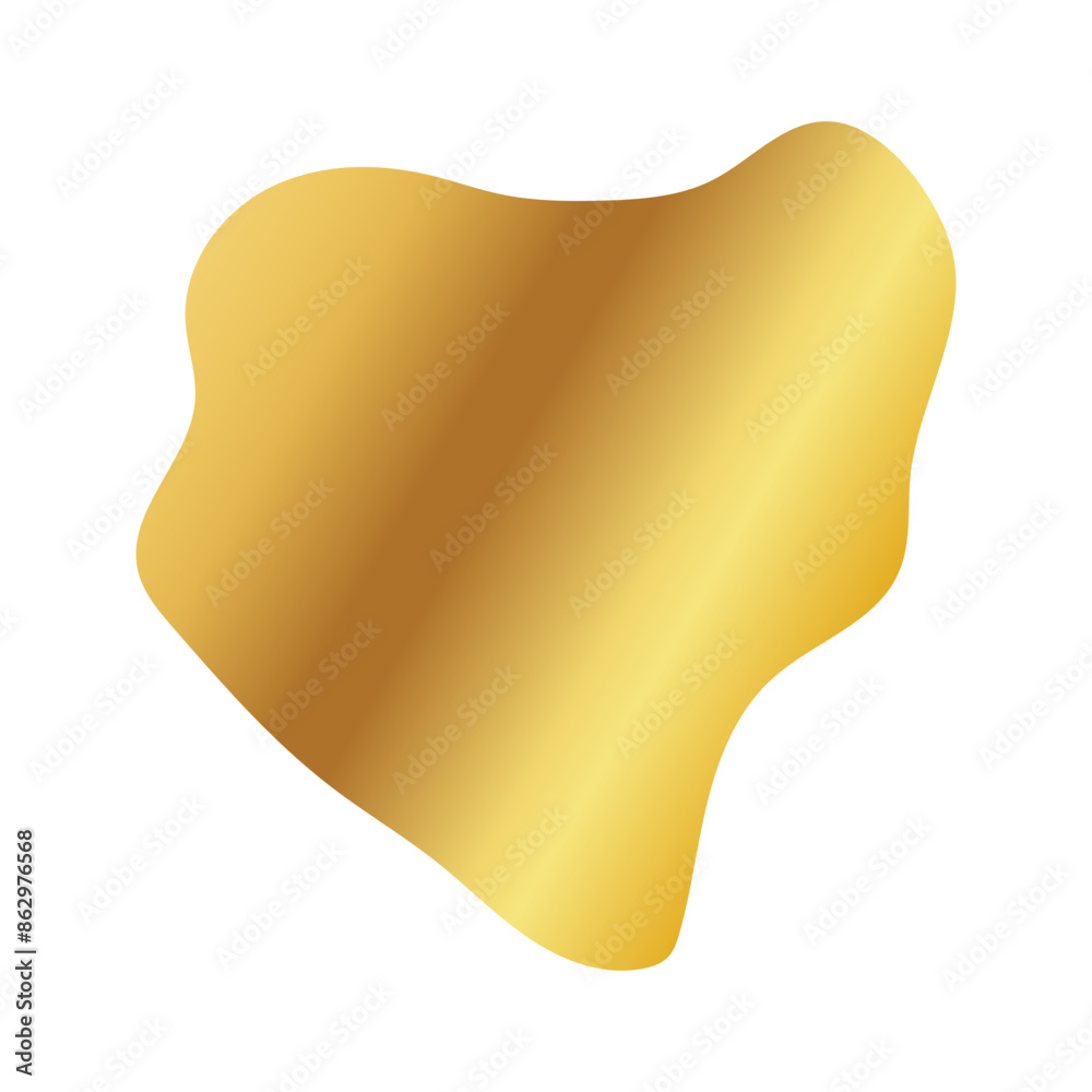 Liquid Fluid Golden Gradient random organic shapes Liquid Fluid Golden Gradient random organic shapes