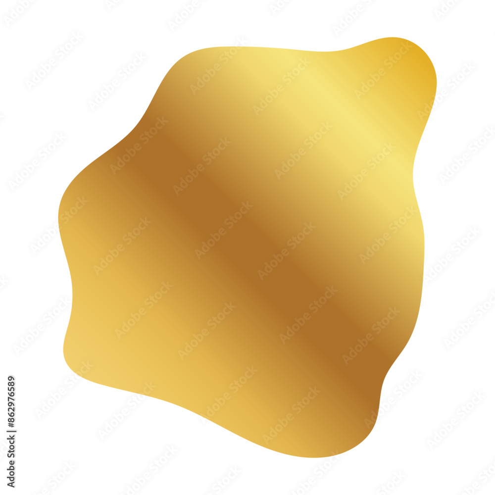Liquid Fluid Golden Gradient random organic shapes Liquid Fluid Golden Gradient random organic shapes