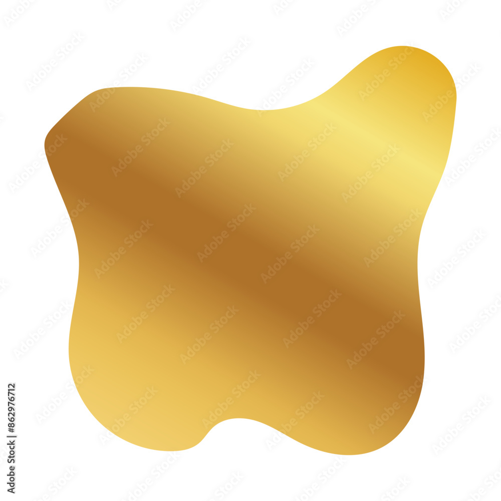 Liquid Fluid Golden Gradient random organic shapes Liquid Fluid Golden Gradient random organic shapes