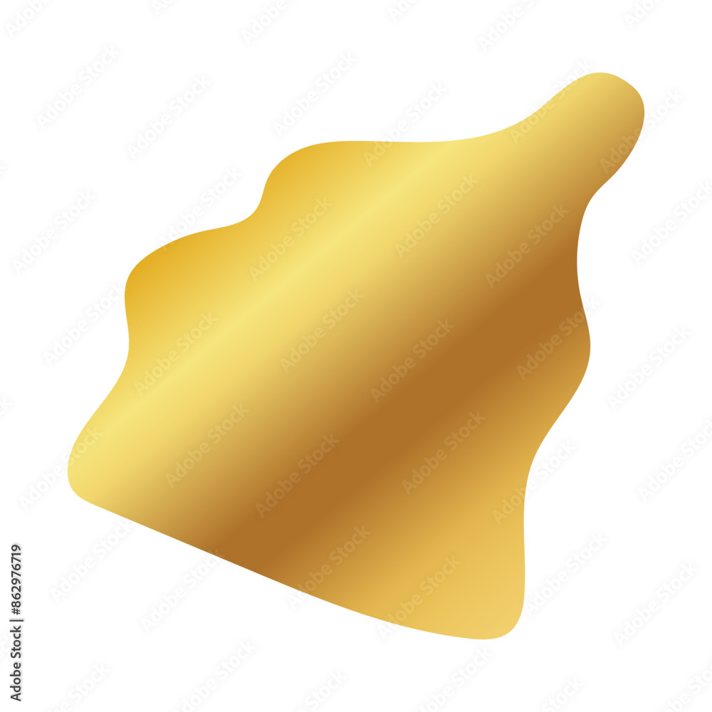 Liquid Fluid Golden Gradient random organic shapes Liquid Fluid Golden Gradient random organic shapes