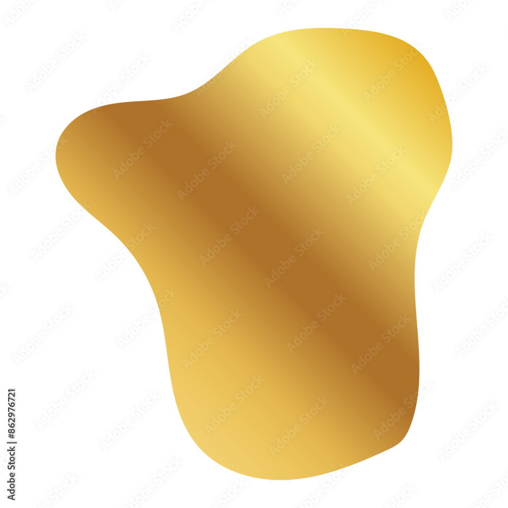 Liquid Fluid Golden Gradient random organic shapes Liquid Fluid Golden Gradient random organic shapes