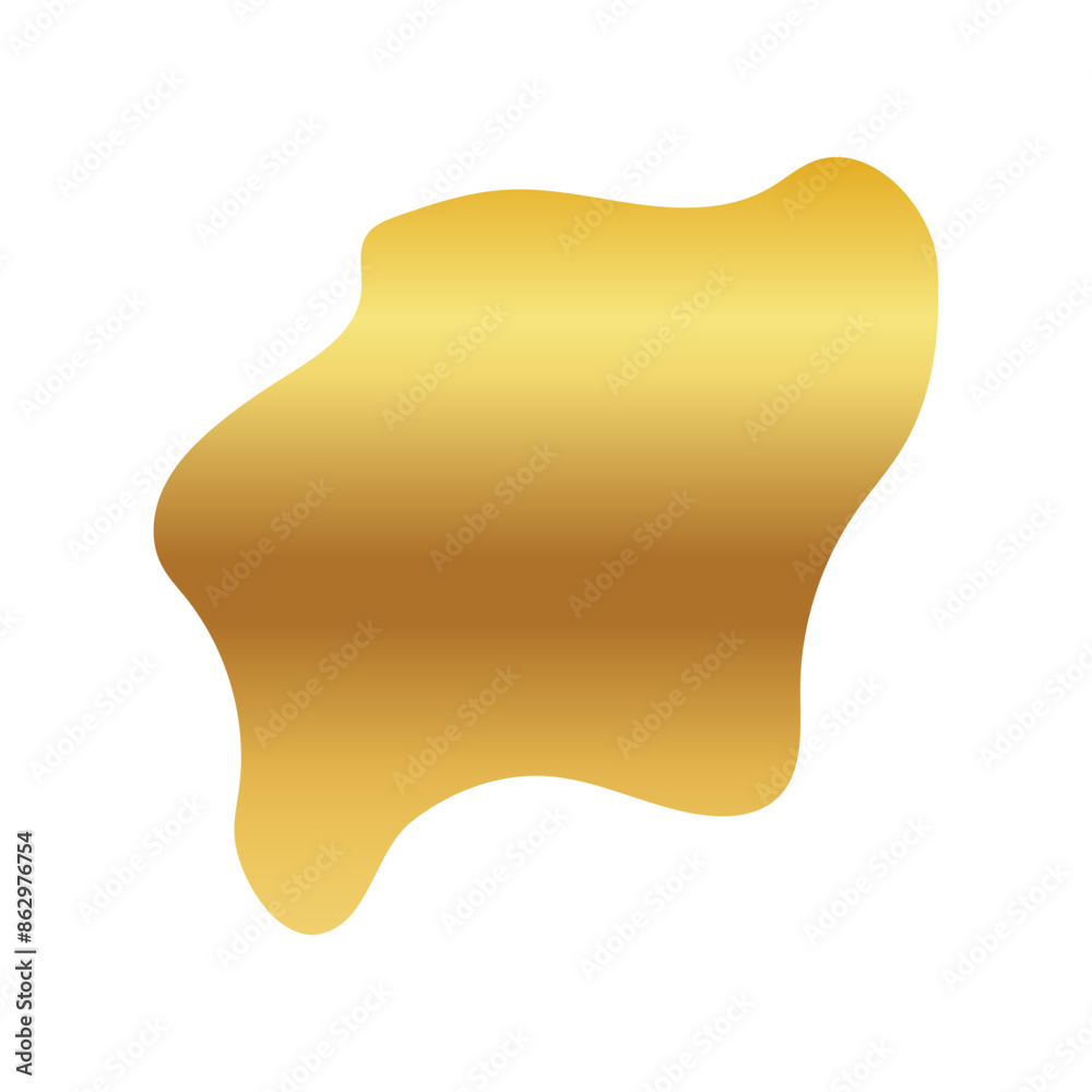 Liquid Fluid Golden Gradient random organic shapes Liquid Fluid Golden Gradient random organic shapes