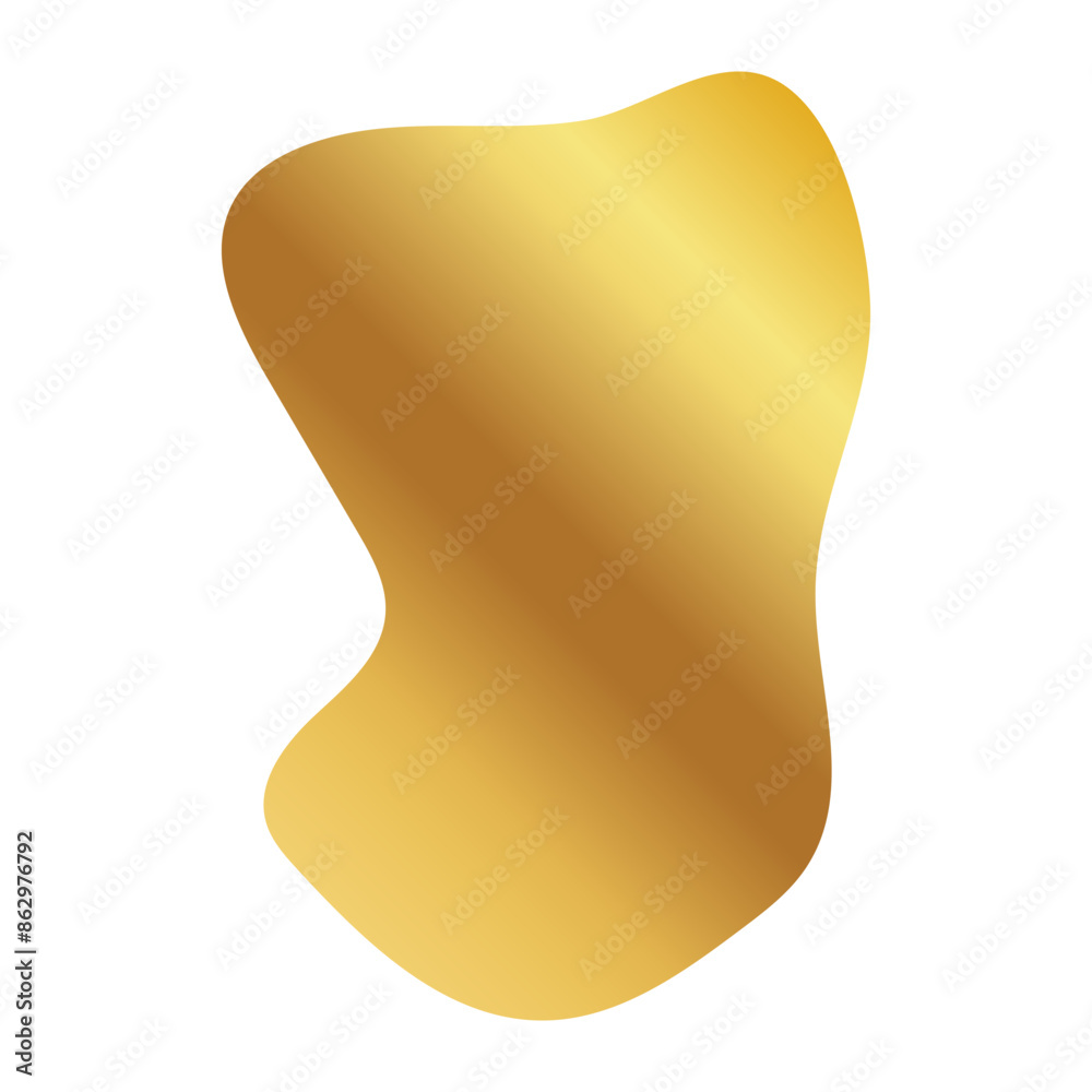 Liquid Fluid Golden Gradient random organic shapes Liquid Fluid Golden Gradient random organic shapes