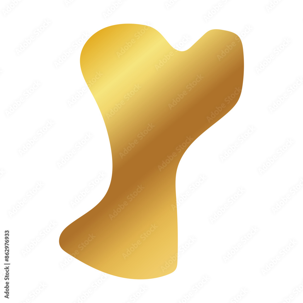 Liquid Fluid Golden Gradient random organic shapes Liquid Fluid Golden Gradient random organic shapes