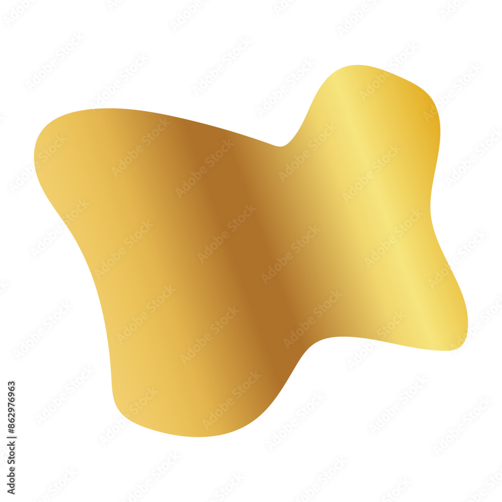 Liquid Fluid Golden Gradient random organic shapes Liquid Fluid Golden Gradient random organic shapes