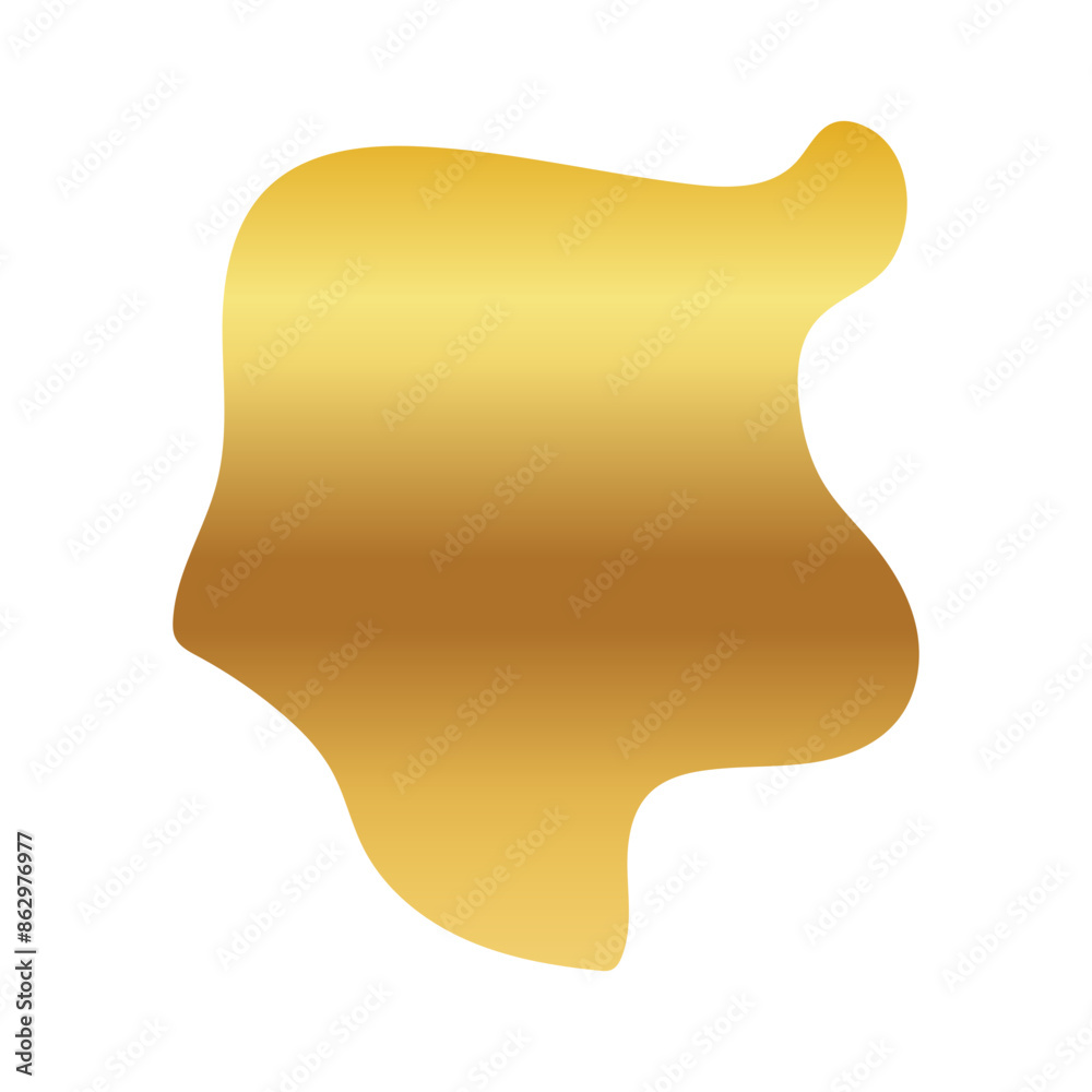 Liquid Fluid Golden Gradient random organic shapes Liquid Fluid Golden Gradient random organic shapes