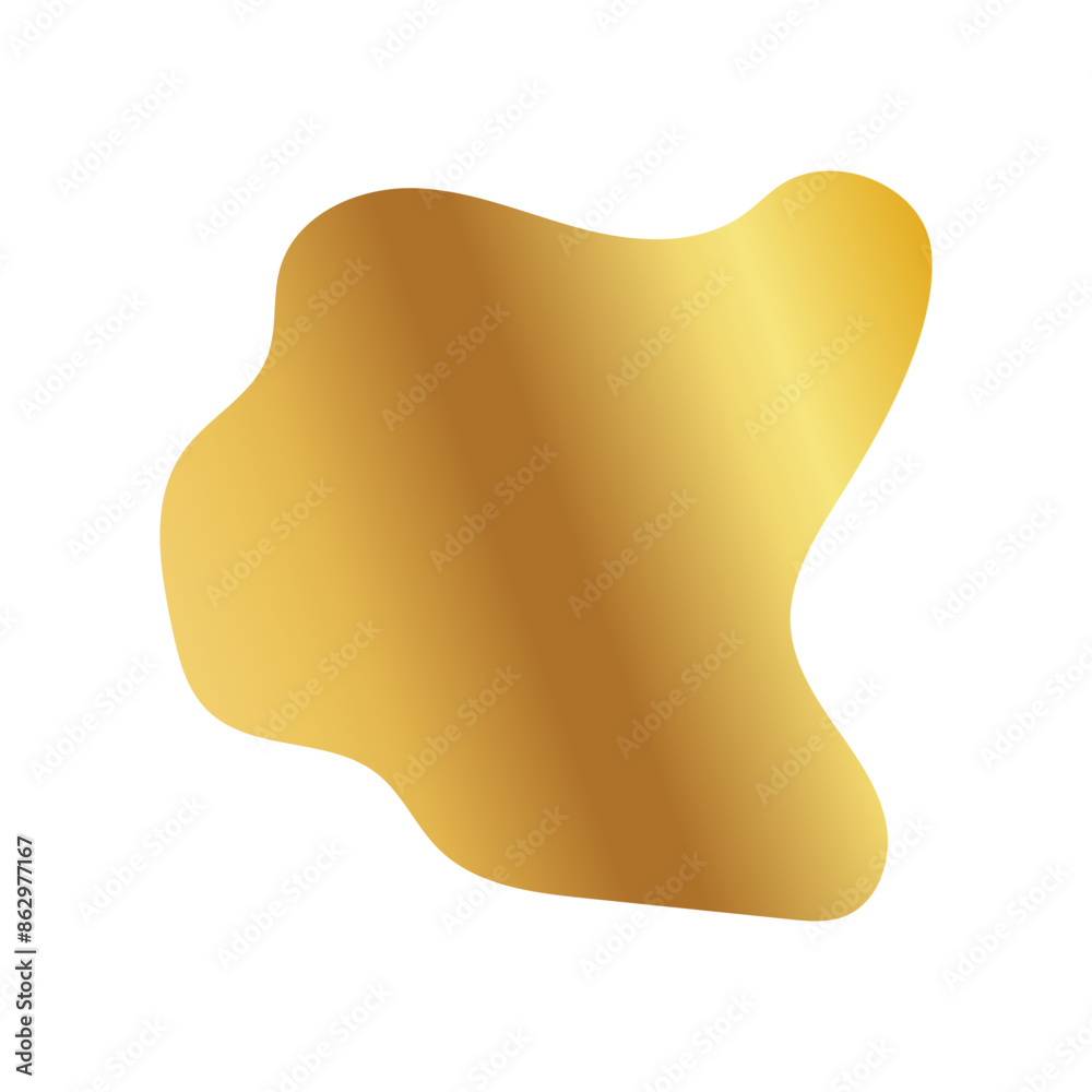 Liquid Fluid Golden Gradient random organic shapes Liquid Fluid Golden Gradient random organic shapes