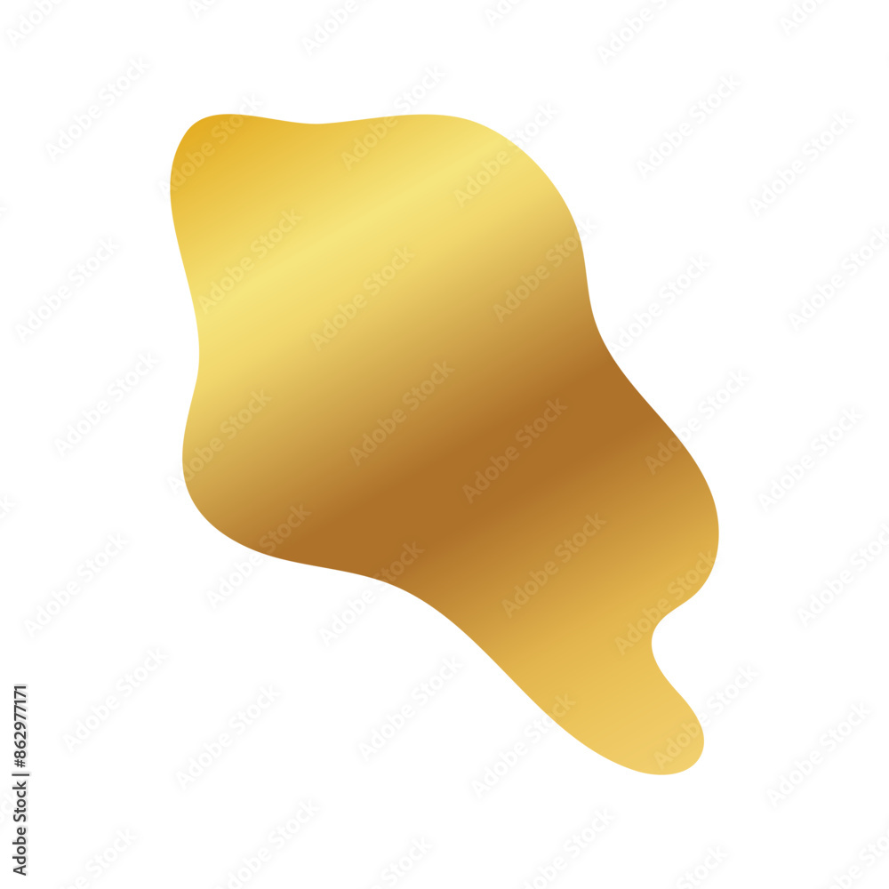 Liquid Fluid Golden Gradient random organic shapes Liquid Fluid Golden Gradient random organic shapes