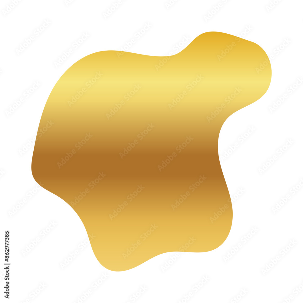 Liquid Fluid Golden Gradient random organic shapes Liquid Fluid Golden Gradient random organic shapes
