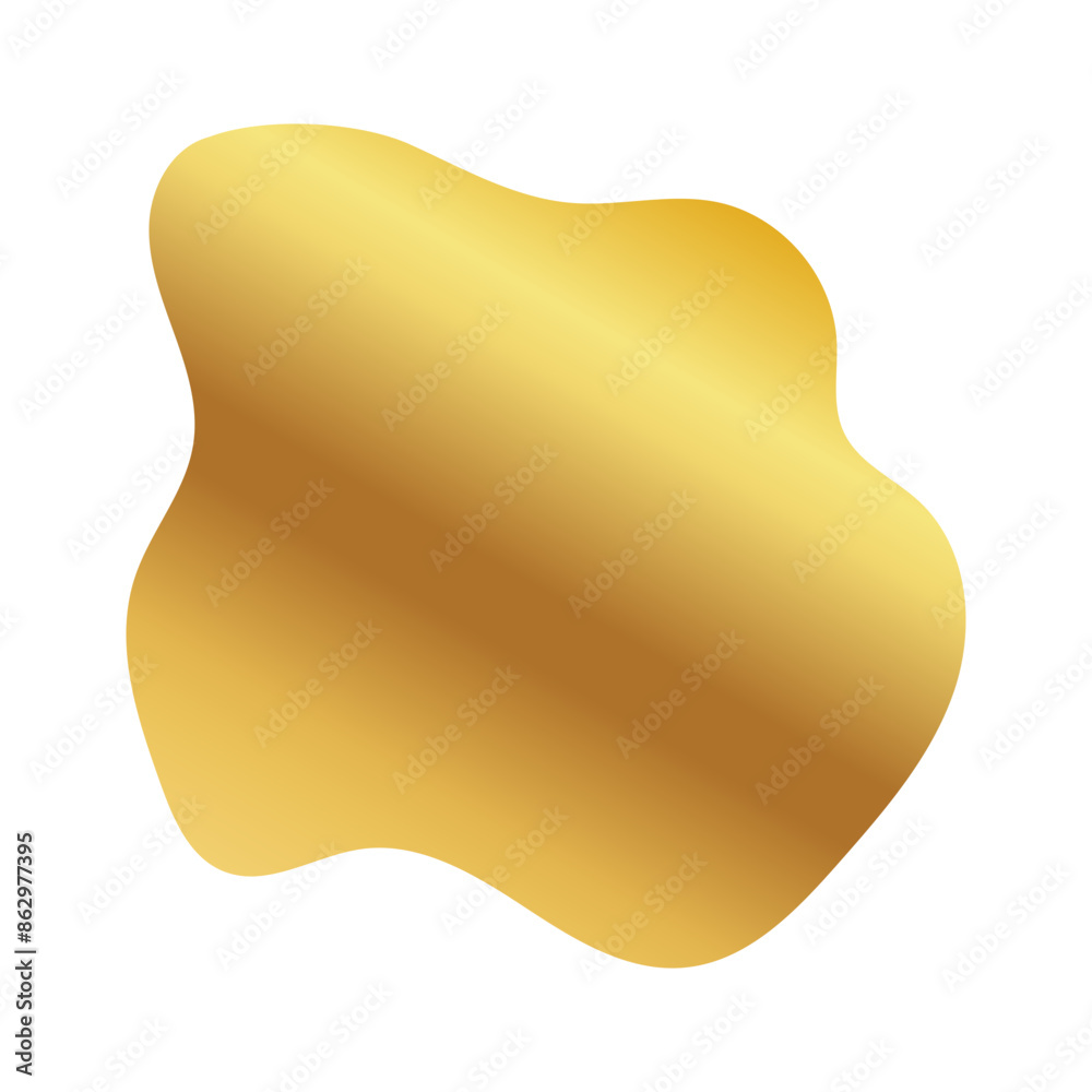 Liquid Fluid Golden Gradient random organic shapes Liquid Fluid Golden Gradient random organic shapes