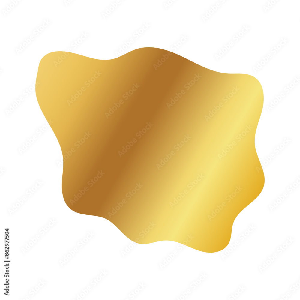 Liquid Fluid Golden Gradient random organic shapes Liquid Fluid Golden Gradient random organic shapes