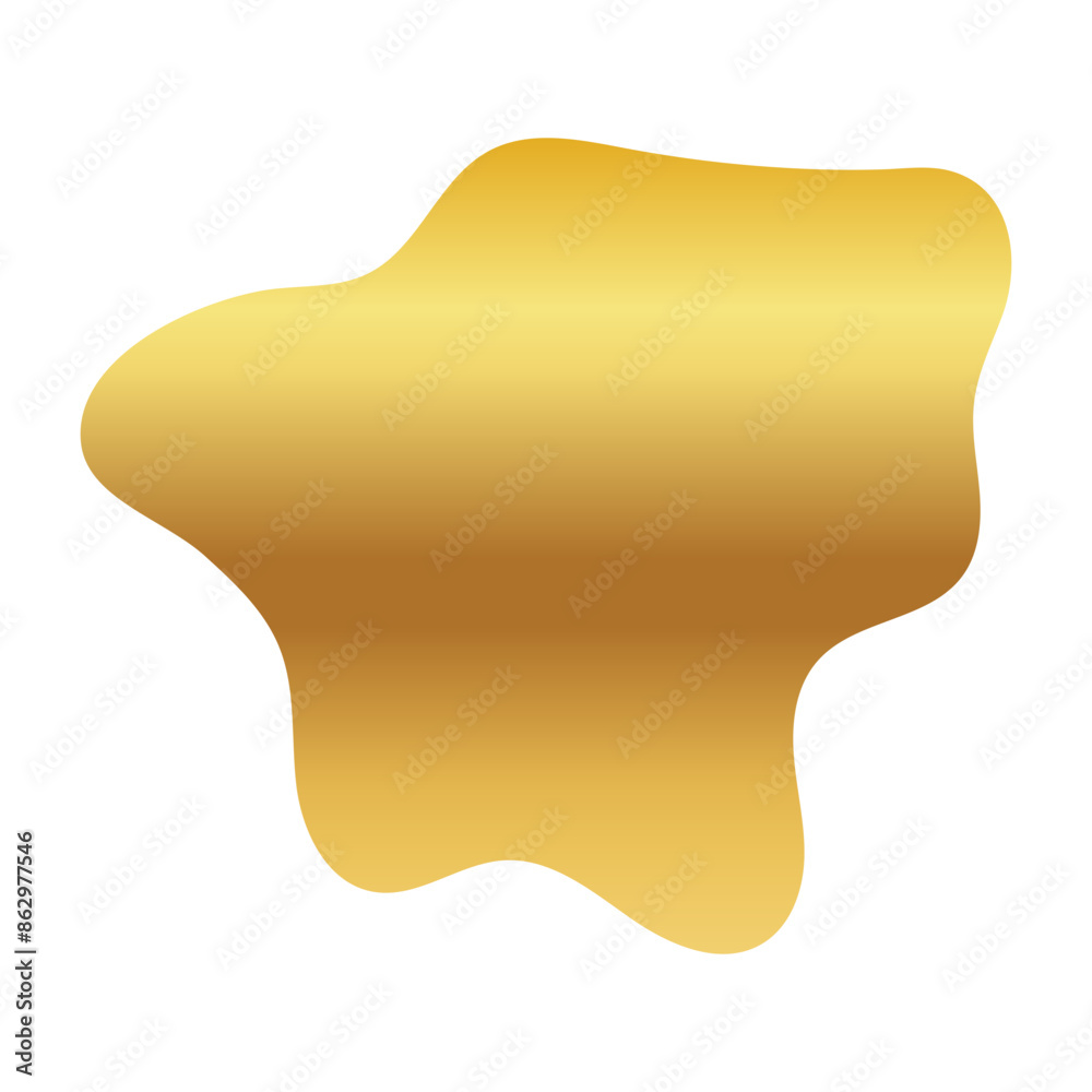 Liquid Fluid Golden Gradient random organic shapes Liquid Fluid Golden Gradient random organic shapes