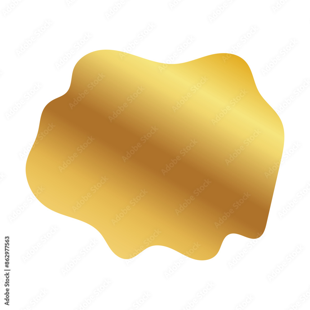 Liquid Fluid Golden Gradient random organic shapes Liquid Fluid Golden Gradient random organic shapes