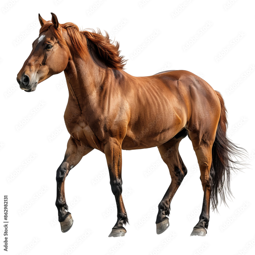 horse isolated on white background horse isolated on white background