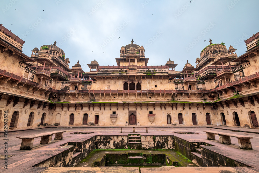 Royal Fort or Shahi Kila at Orchha, Madhya Pradesh, India. Royal Fort or Shahi Kila at Orchha, Madhya Pradesh, India.