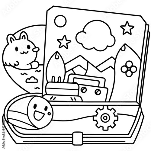 Gaming Coloring Pages For Kids Book