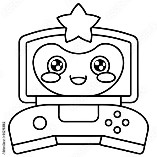 Gaming Coloring Pages For Kids Book