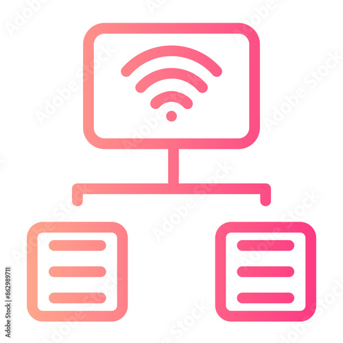 connectivity gradient icon