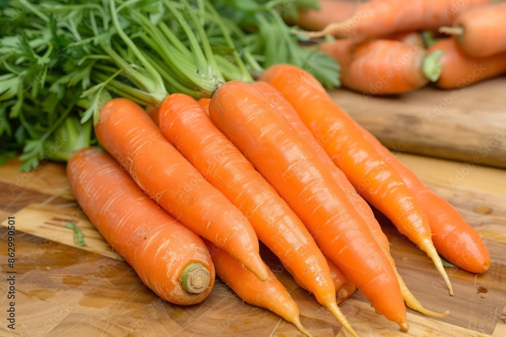 Carrots are sweet and crunchy, enjoyed raw, roasted, or in soups and stews Carrots are sweet and crunchy, enjoyed raw, roasted, or in soups and stews