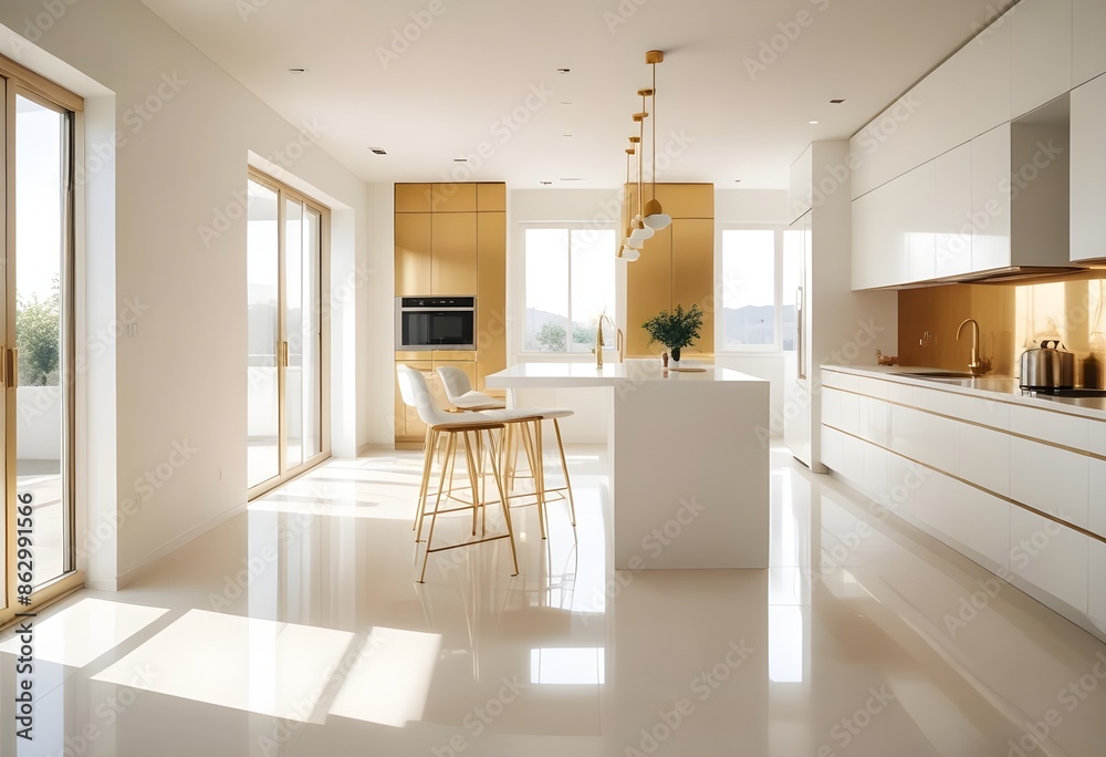 Photo interior modern design room 3d illustration Photo interior modern design room 3d illustration