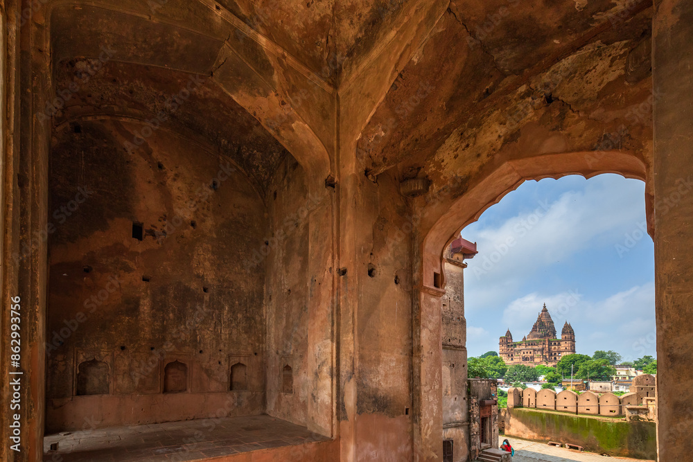 Royal Fort or Shahi Kila at Orchha, Madhya Pradesh, India. Royal Fort or Shahi Kila at Orchha, Madhya Pradesh, India.