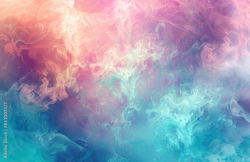 Colorful smoke background, colorful color gradient. Created with Ai