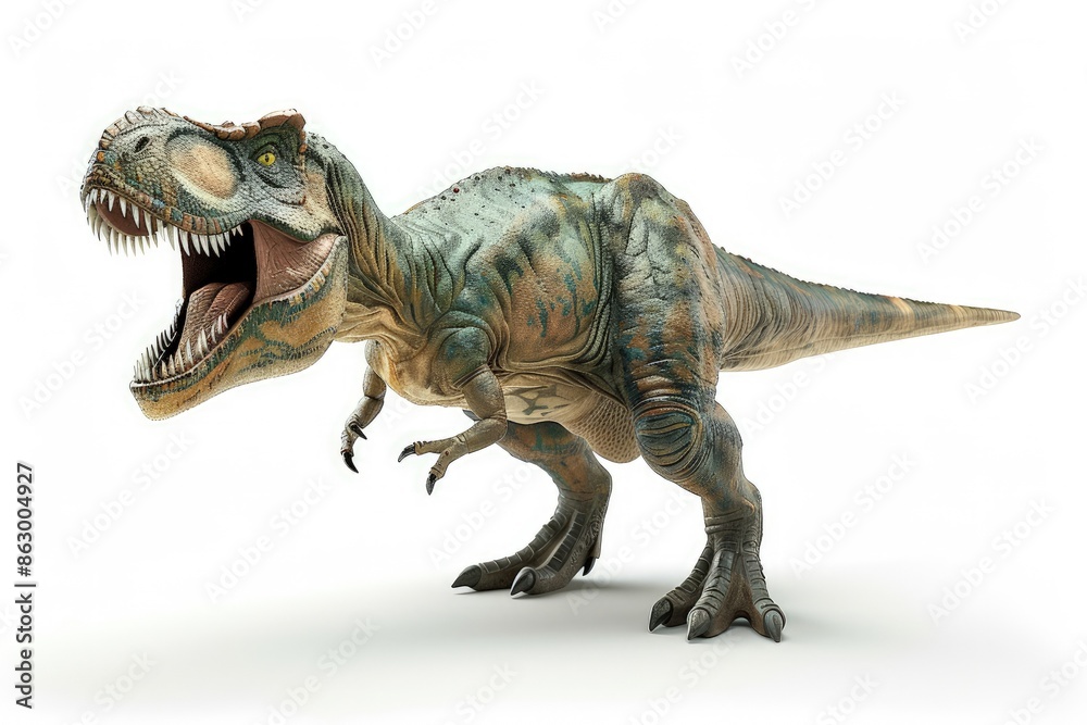 angry tyrannosaurus rex 3d render isolated on white angry tyrannosaurus rex 3d render isolated on white