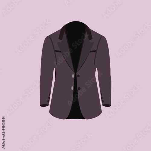 Elegant black blazer vectors