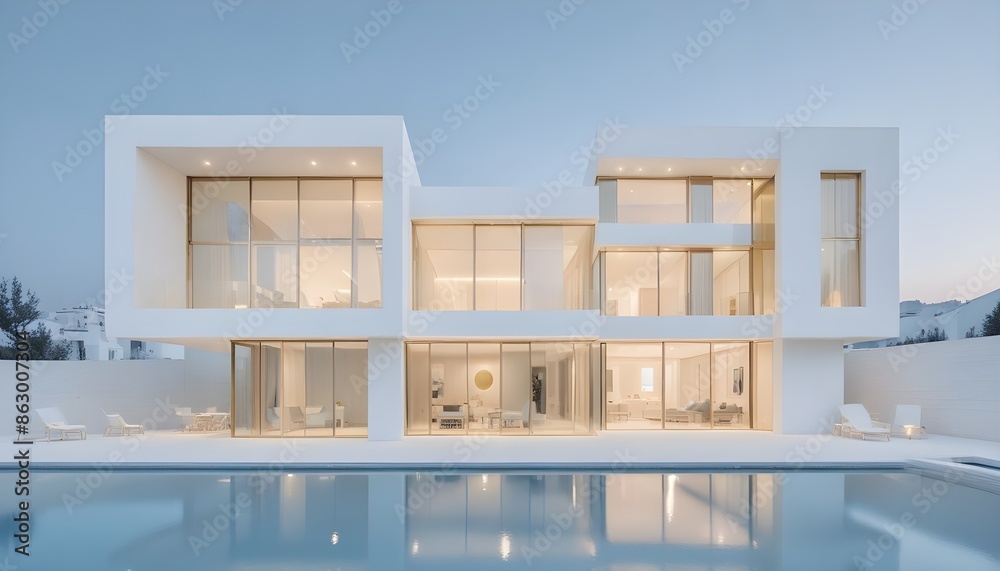 Photo interior modern design room 3d illustration Photo interior modern design room 3d illustration
