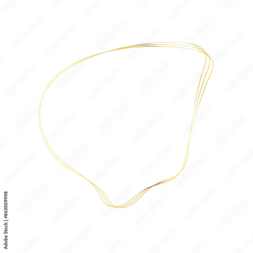 Gold liquid geometric shapes. Graphic elements Gold liquid geometric shapes. Graphic elements